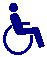 logo représentant les personnes à mobilité réduite